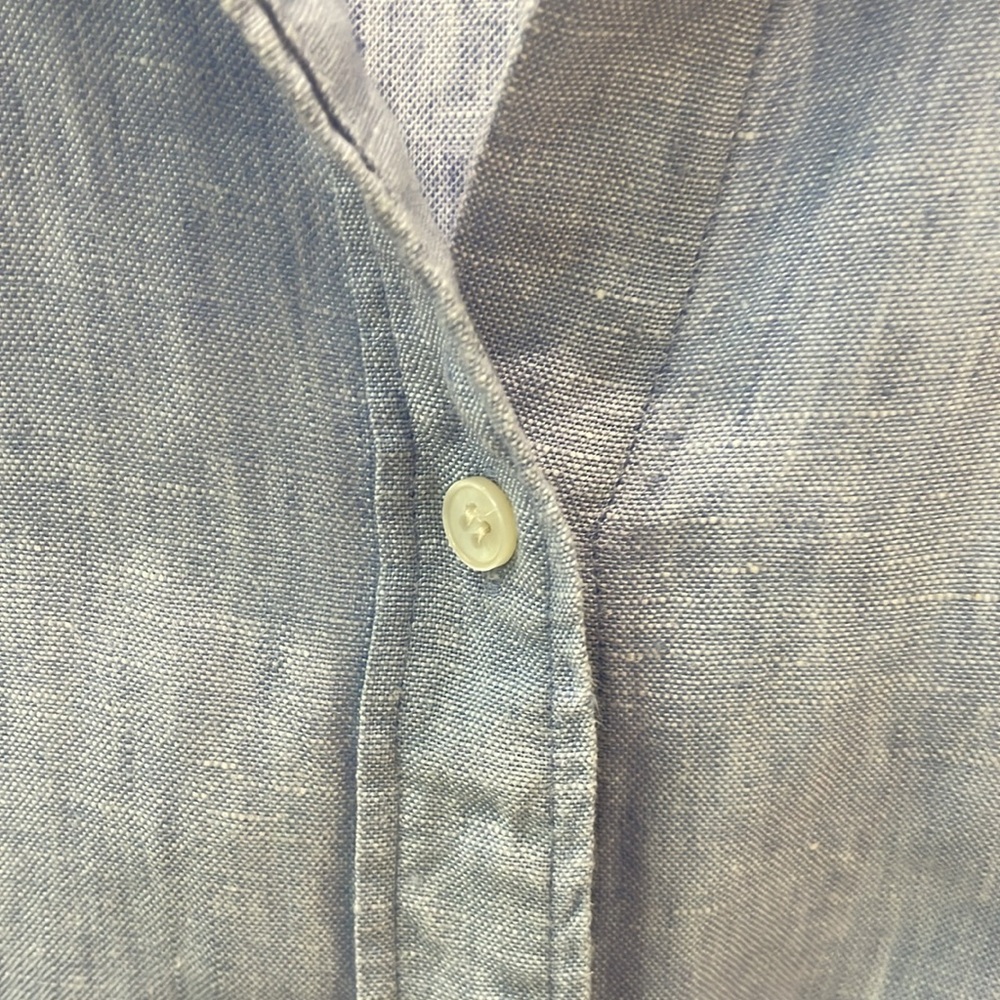 Jcrew Baird McNutt Irish linen shirt women - Picture 3 of 8
